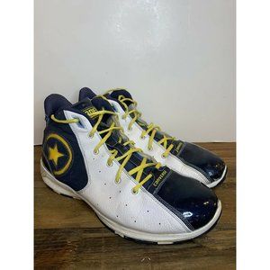 Converse Men’s Wade Team Basketball Shoes-Size 14-White/Blue/Yellow Sneakers